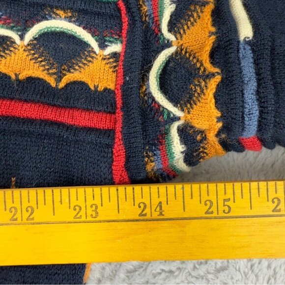 Vintage Coogi Mens Large Pure New Wool Australia 3D Kangaroo - Picture 5 of 9